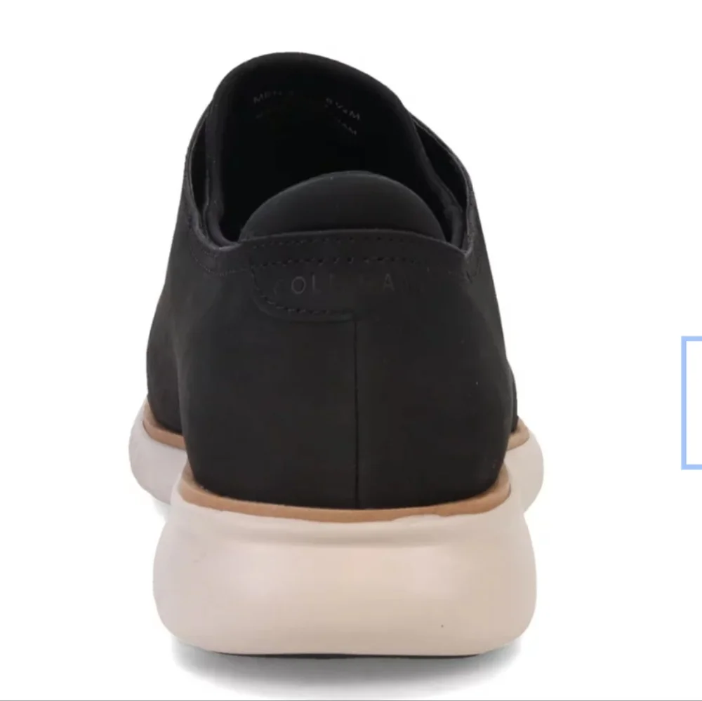 Cole Haan 2.0 ZEROGRAND LASER WING Black Leather Oxfords Loafers Size‎ 10.5 Wide - Picture 5 of 15